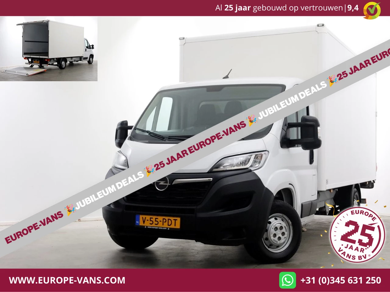 Opel Movano 2023 - 2.2D 140pk Bakwagen met laadklep 1.060kg laadvermogen 08-2023 imagem 1