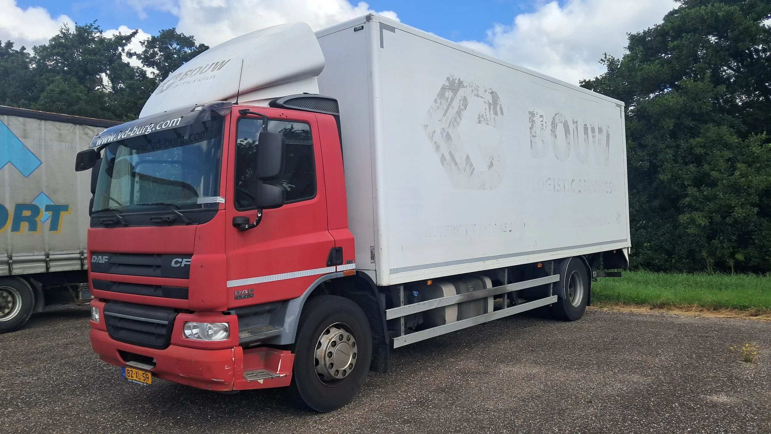 DAF CF 65 2012 - 250 Closed Box Damaged Starter Ring!! afbeelding 1
