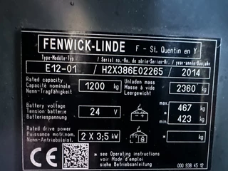 Linde E12-01 2014 - E12-01 / SIDE SHIFT / DUPLEX obrazek 24