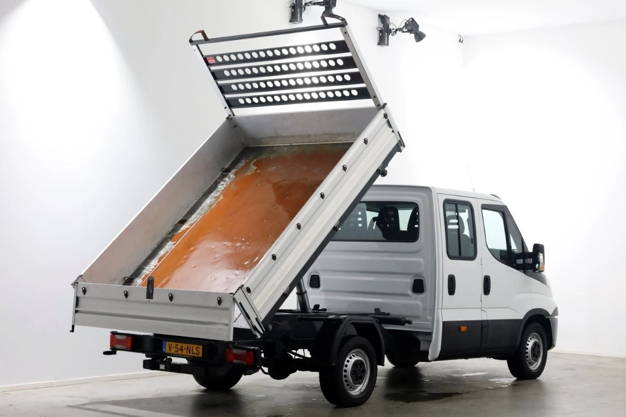 Iveco Daily 2018 - 35S14 316pk E6 L2H1 D.C. 3-Zijdige Kipper Airco/Trekhaak 3500kg 02-2018 afbeelding 3
