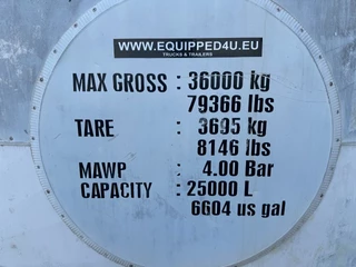 Trencor Containers N/A 2002 - 20FT ISO 25.000L T11 ADR until 03/2027 изображение 12