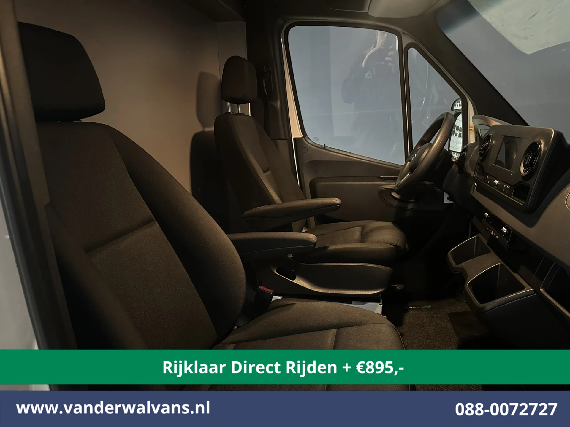 Mercedes-Benz Sprinter 2021 - 317 CDI 170pk Automaat 3500kg Trekhaak L2H1 Euro6 *Rijklaar Direct Rijden* Airco | Camera | Omvormer | Apple Carplay imagen 9