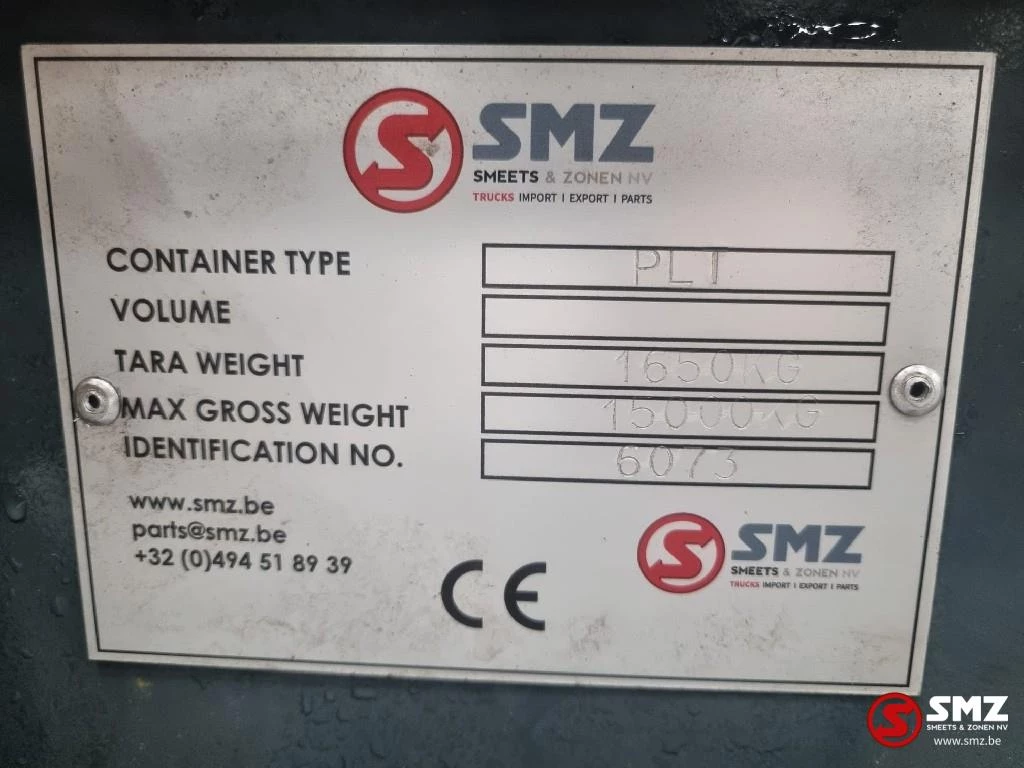 SMZ - Afzetcontainer plateau SMZ 6000x2500mm afbeelding 7