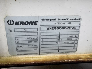 Krone N/A 2015 - SE 1X BPW AXLE SLIDING ROOF BÄR LOADLIFT image 14