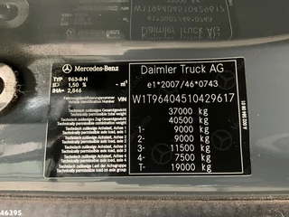 Mercedes-Benz Arocs 3740 Euro 6 Schuifzeil met kooiaap aansluiting Just 179.552 km! 2020 - N/A obrazek 29