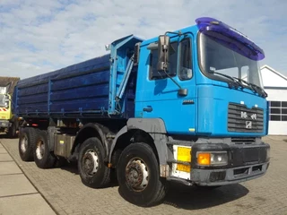 MAN 41-414 1999 - MEILLER KIPPER 8X4,MANUAL POMP afbeelding 3