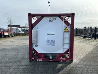 CIMC tankcontainers N/A 2017 - 20FT ISO /  25.010L / L4BN / 22K2 / T11 / steam heating / bottom discharge / 2.5Y-TEST/CSC: 07/2027 obrazek 6