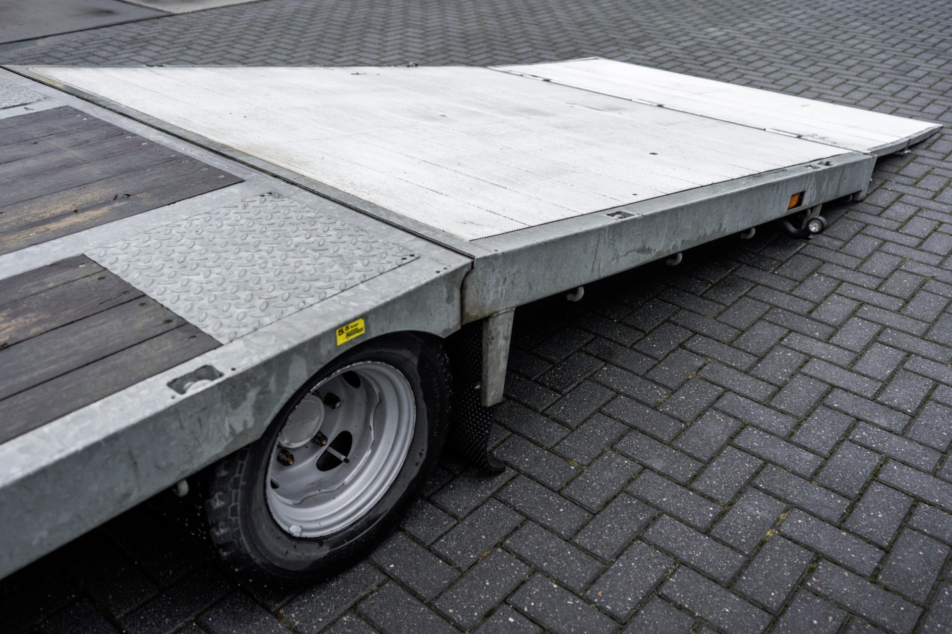 Veldhuizen P45-1 | Be Oplegger 5T | Semi knik dieplader | LV: 3230KG 2022 Bild 8