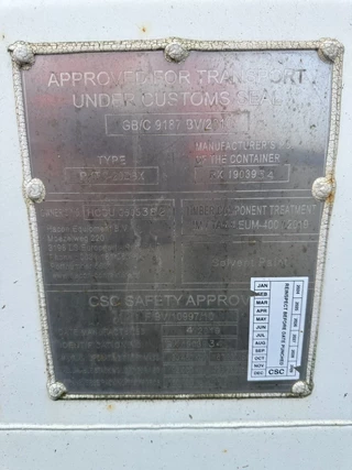Onbekend N/A 2019 - nice 20FT DV 8'6" container with valid CSC: 02/2029 zdjecie 14