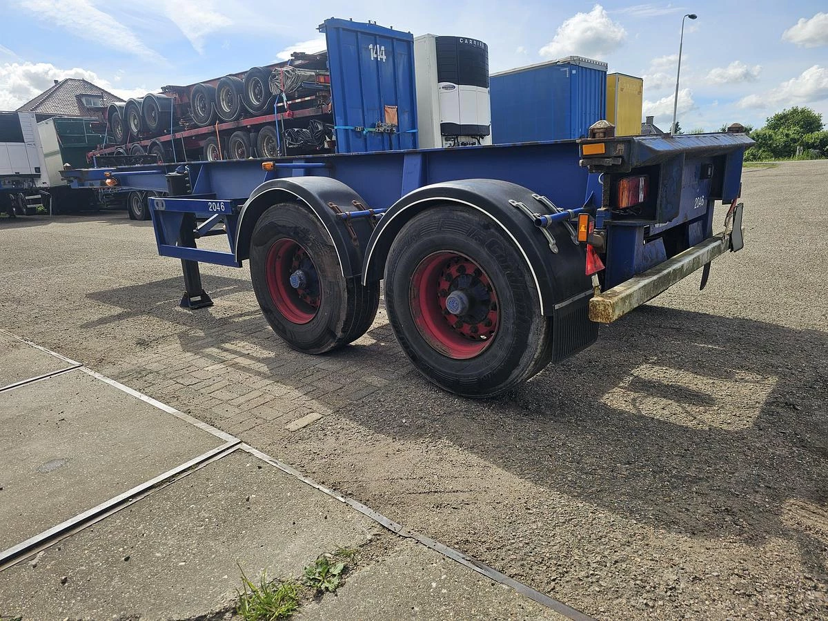 MKF METALLBAU CS 20 -20 FOOT- CONTAINER CHASSIS -HEAVY DUTY- BPW DRUM -STEEL SUSPENSION- GOOD QUALITY. 2007 obrázek 4