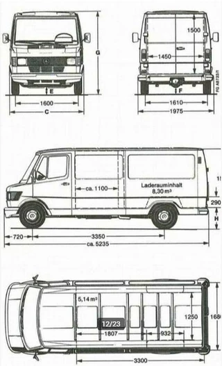 Mercedes-Benz 310 KA | BENZINE | IDEAAL ALS CAMPER | ALS NIEUW |18000 KM. 1993 - N/A obrazek 44