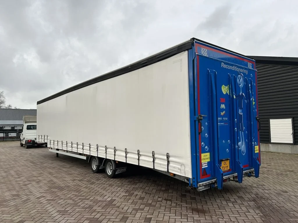 Bunk 2013 - Be oplegger auto transporter gesloten 8 ton schuifzeilen afbeelding 6
