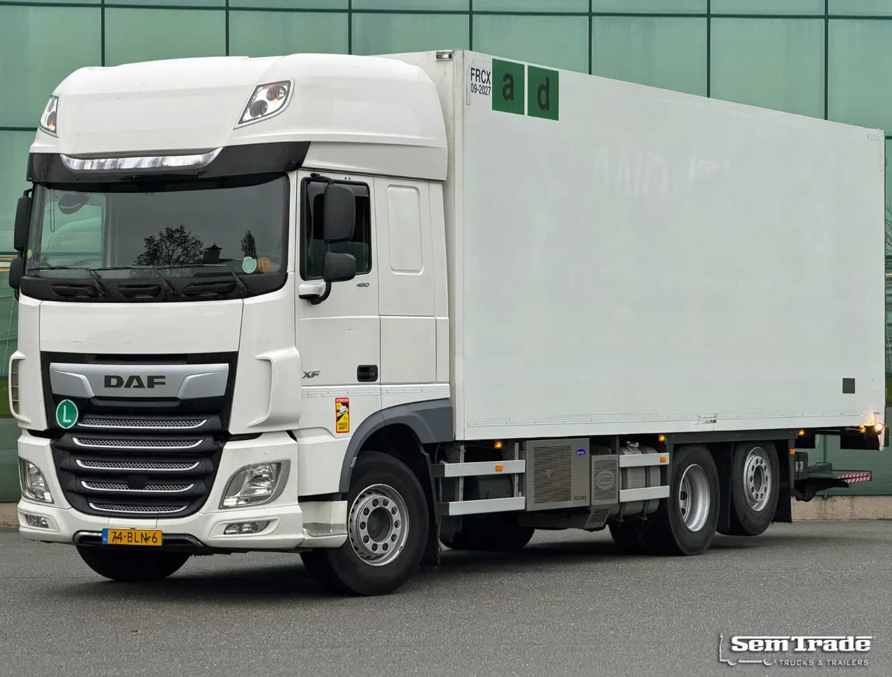 DAF XF480 2018 - FAR SSC ISOLATED BOX 810x250x275 CM INSIDE TRS COOLING TAIL LIFT TOP CONDITION NL-TRUCK 3 PIECES IN STOCK !!! afbeelding 1
