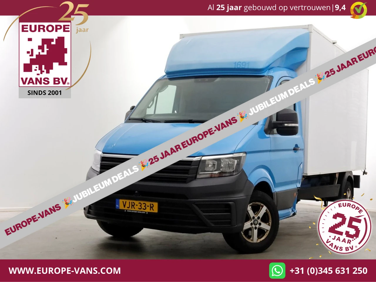 Volkswagen Crafter 2021 - 35 2.0 TDI E6 Bakwagen met achterdeuren 2-Persoons 03-2021 image 1