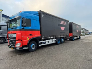 DAF XF 440 2017 - 6X2 EURO 6 + HERTOGHS HANGER 2X BPW AXLE DHOLLANDIA 3000 KG obrazek 1