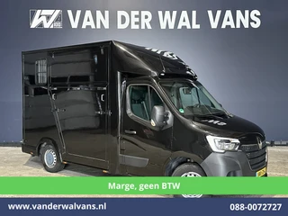 Renault Master 2021 - 2.3 dCi 150pk **MARGE, geen BTW** L2H1 Paardenwagen Euro6 Airco | Camera | Cruisecontrol | Trekhaak afbeelding 1 miniatuur