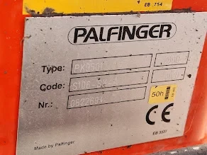 Palfinger N/A 2000 - PK9501 Crane / Grua / Kran - Stift container - obrazek 16