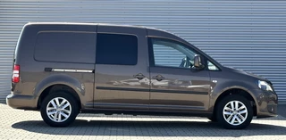 Volkswagen Caddy 2012 - 1.6 TDI Maxi Bruin metalic DSG automaat MARGE bild 8