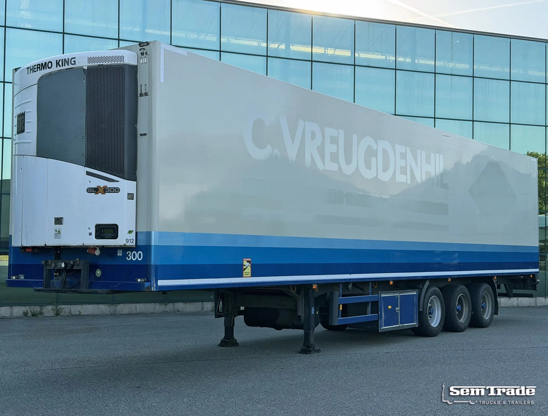 Trailer TKS24.13.2 2010 - VAN BEURDEN ISOLATED BOX THERMO KING SLX 300 LIFT AXLE DISC BRAKES HOLLAND-TRAILER afbeelding 1