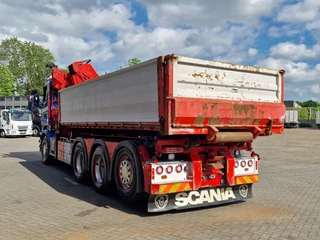 Scania R 2013 - R560 V8 8x4*4 - HIAB 244 K5 Crane / Kran / Grua with remote - Steering axle - Full air obrazek 28