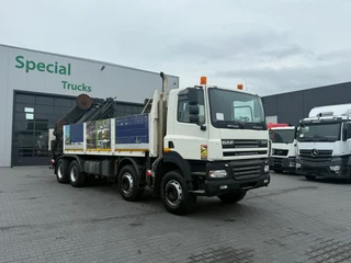DAF CF 85.430 2005 - 8x4 + HIAB 600 E-9 HiPro – 9x hydraulisch – 26,5 meter afbeelding 2 miniatuur