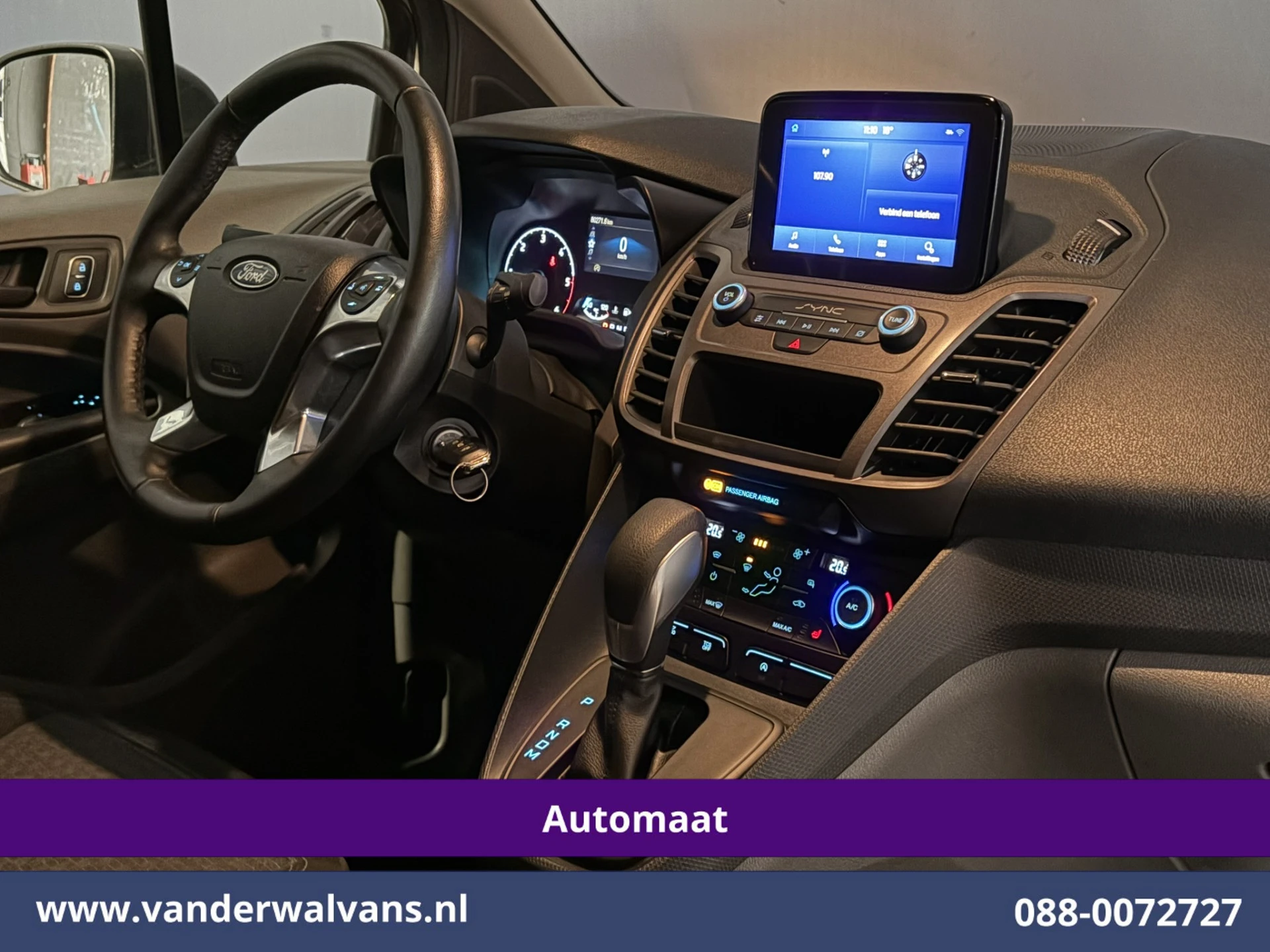 Ford Transit Connect 2024 - 1.5 EcoBlue 100pk Automaat L2H1 Euro6 Airco | Camera | Cruisecontrol | Trekhaak | Inrichting | PDC afbeelding 8