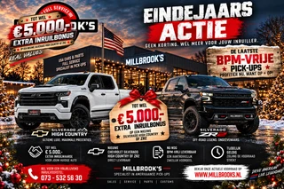 Chevrolet Einde jaars Actie Laatste bpm vrije pick-ups bij Millbrooks 2024 - !!! BPM VRIJ !!! te koop