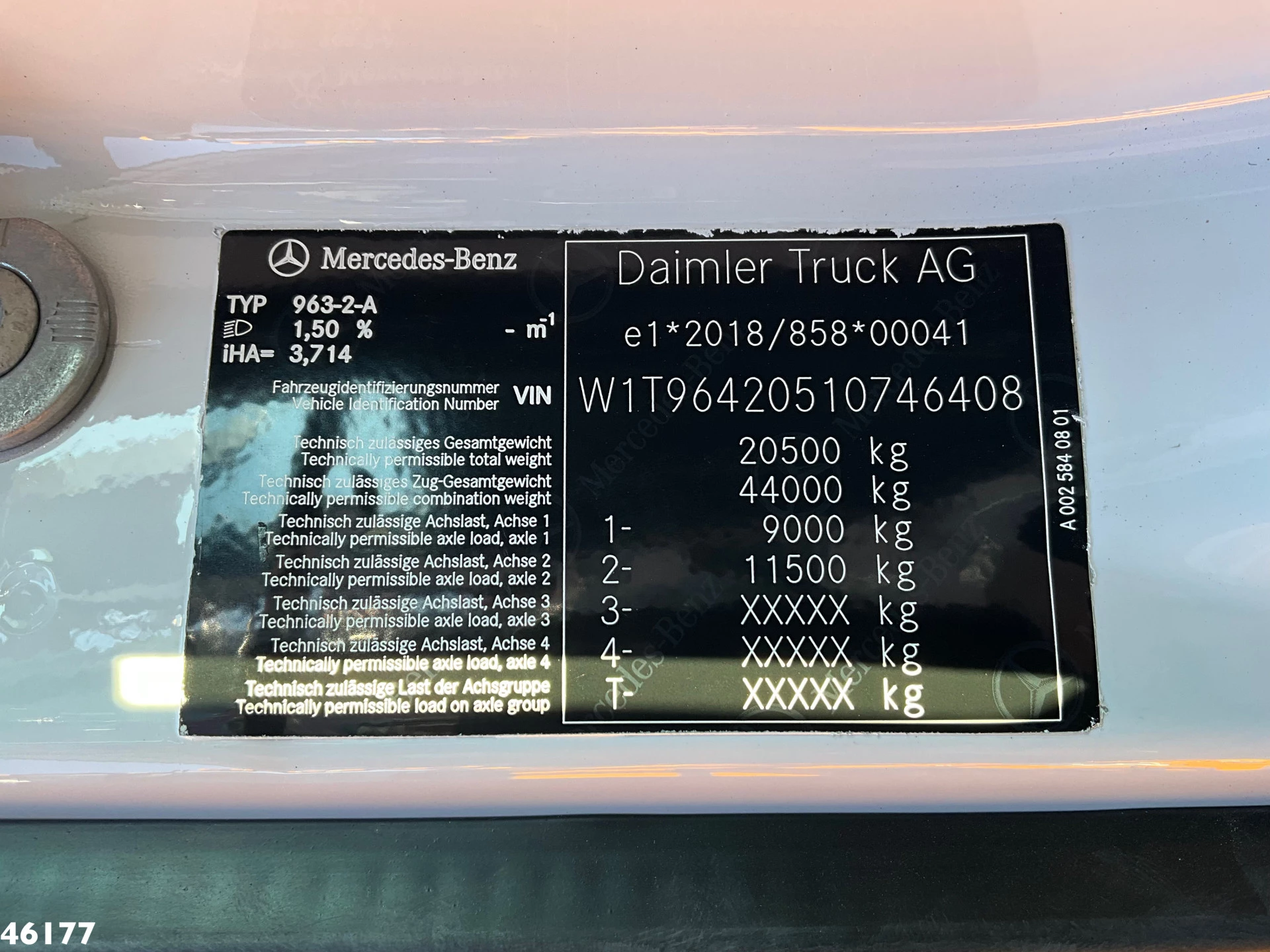 Mercedes-Benz AROCS 1835 4x2 Combi kolkenzuiger 8m³ Just 1.195 km! 2025 изображение 31