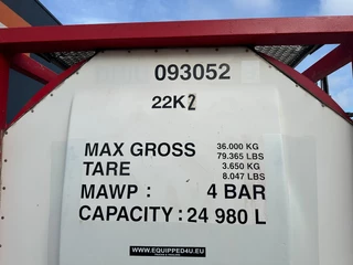Consani N/A 2004 - 20FT ISO / 24.980L / 1-COMP. / UN PORTABLE / T11 / 22K5 / ADR/CSC valid until 08-2026 afbeelding 13