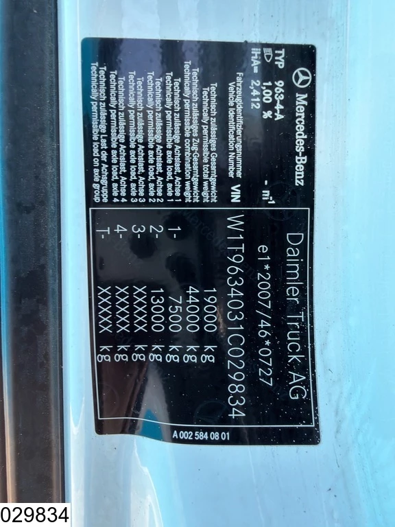 Mercedes-Benz Actros 2021 - 1845 EURO 6D obrázek 11