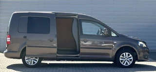 Volkswagen Caddy 2012 - 1.6 TDI Maxi Bruin metalic DSG automaat MARGE bild 3