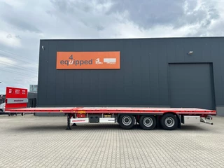 KAESSBOHRER N/A 2026 - new and unused Heavy-Duty flatbed / 690cm extendable / steering axle / lift axle / twistlocks / timberstakes / NL-trailer / APK: 04-2027 imagem 4