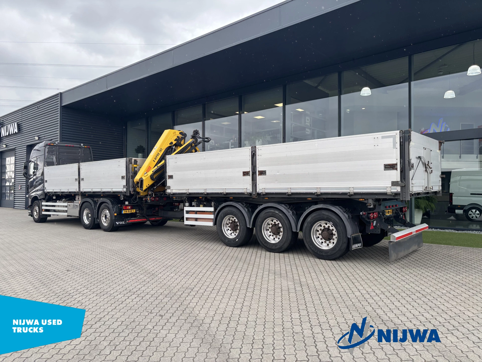 Volvo FH 2017 - 500 6x2/4 HIAB X-HIPRO 192 E-2 I.C.M. KEMPF THKD-24 AANHANGER image 4
