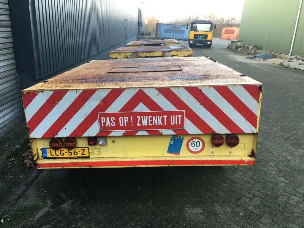 EKW 1980 - 2 As Vrachtwagen Aanhangwagen Open - Uitschuifbaar: 4 mtr, LLG-56-Z - 40 km zdjęcie 5