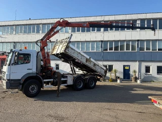 Mercedes-Benz Axor 2633 2008 - 6X4 FULL STEEL TEREX 145.2 + WAF KIPPER te koop