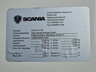 Scania R 2017 - R500 NGS 6x2 - Food tipper 4 compartments - Loadlift - Compressor - Retarder - Full air obrazek 42