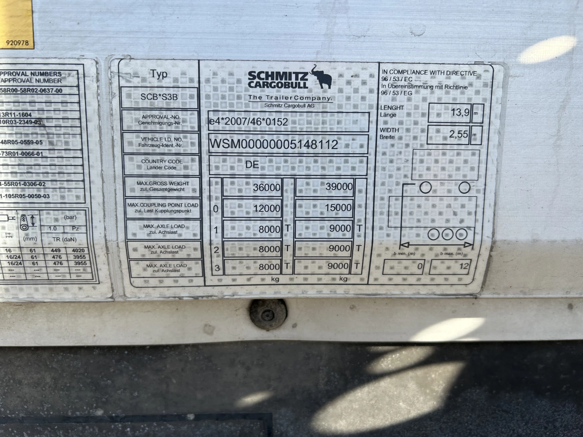 Schmitz Cargobull SCB S3B 2016 - / Box / Loadlift afbeelding 15