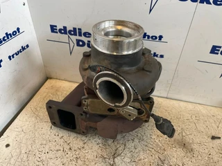 DAF 2023 - 2343156 / 2417227 TURBO HOLSET HE400VG WITHOUT VTG (WARNING!! ENGINE OIL HAS GOTTEN INTO THE TURBO!!) afbeelding 1 miniatuur