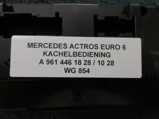Mercedes-Benz Actros - A 961 446 18 28 / 10 28 KACHELBEDIENING EURO 6 afbeelding 2 miniatuur