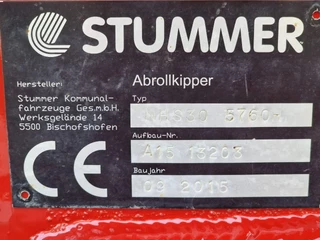 Scania N/A 2015 - Stummer NHS30 Hooklift - Abrol kipper - immagine 5
