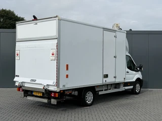 Ford Transit 2021 - 2.0 TDCI 130 PK AUTOMAAT / BAKWAGEN / DHOLLANDIA LAADKLEP / CAMERA / AIRCO / 3-ZITS / CRUISE / ZIJDEUR afbeelding 3 miniatuur