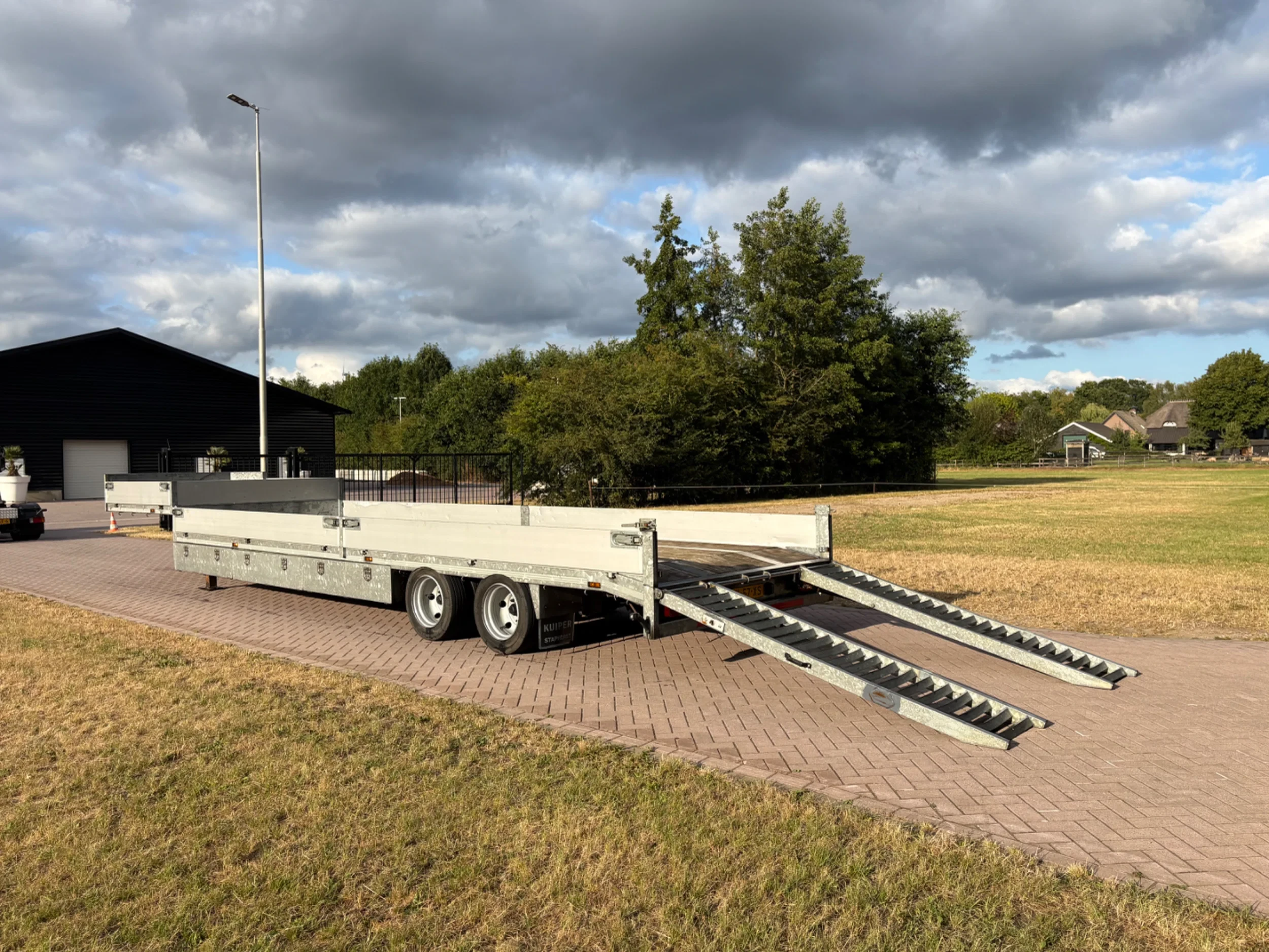 kuiper PLSD 2009 - oplegger semi dieplader 16 TON MET LUIKEN afbeelding 9