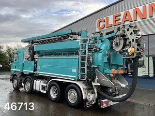 Scania G 2012 - 480 8x2 Holzmaan 15m³ Combi kolkenzuiger Recycler immagine 2 miniatura