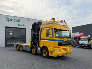 DAF CF 85.460 2009 - 8x2 + Hiab 600E-7 Hipro immagine 5