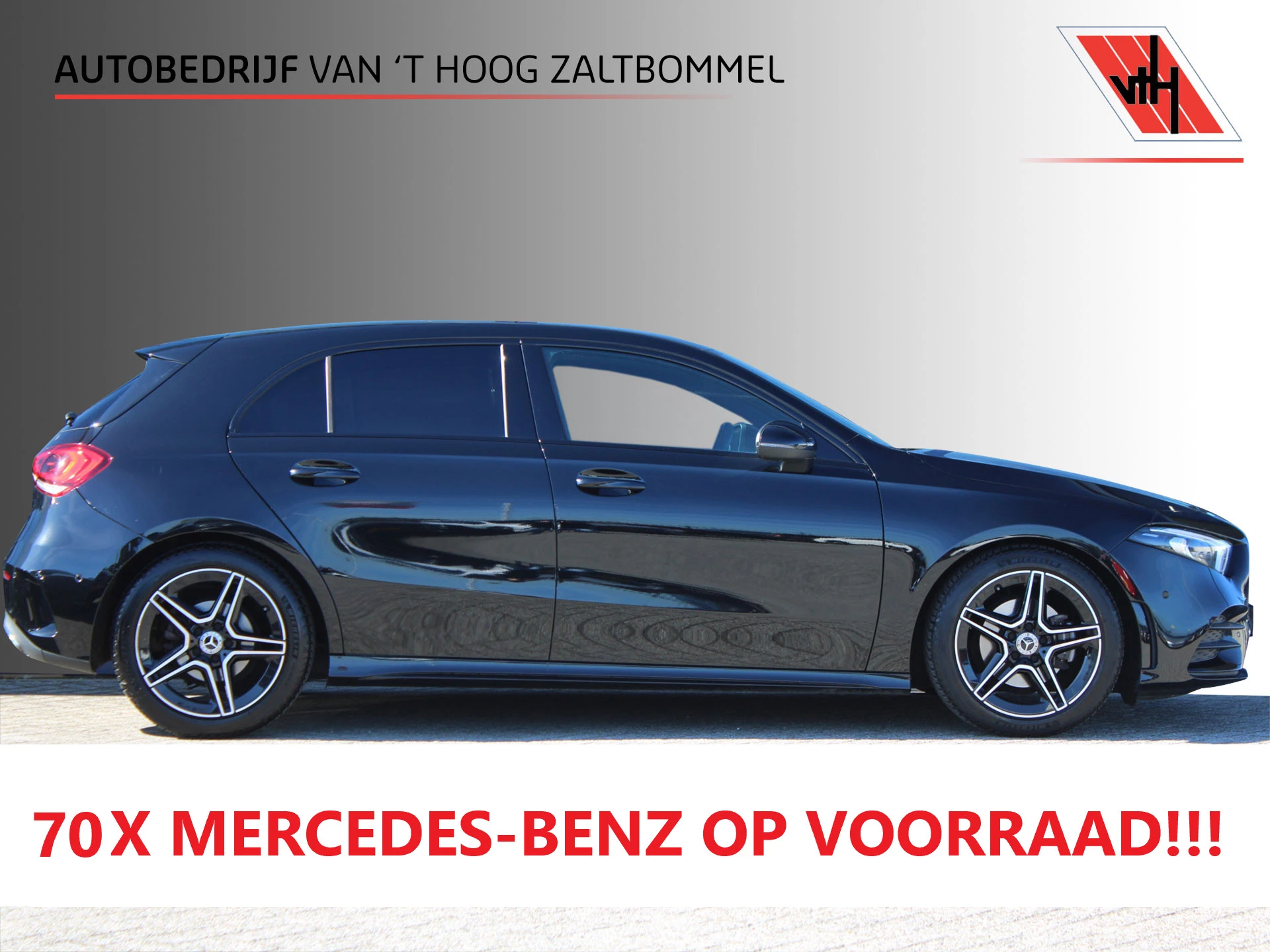 Mercedes-Benz A-Klasse 2021 - 180 AUT7 AMG LINE NIGHT PAKKET SFEER WIDESCREEN NL AUTO afbeelding 1