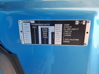 Scania S 2017 - NGS S500 / RETARDER / LIFT+LENKACHSE / PARKCOOL / DOUBLE TANK / NAVI / LWDS / LEATHER / FULL-AIR / AUTOMATIC / EURO-6 / 2017 obrazek 40