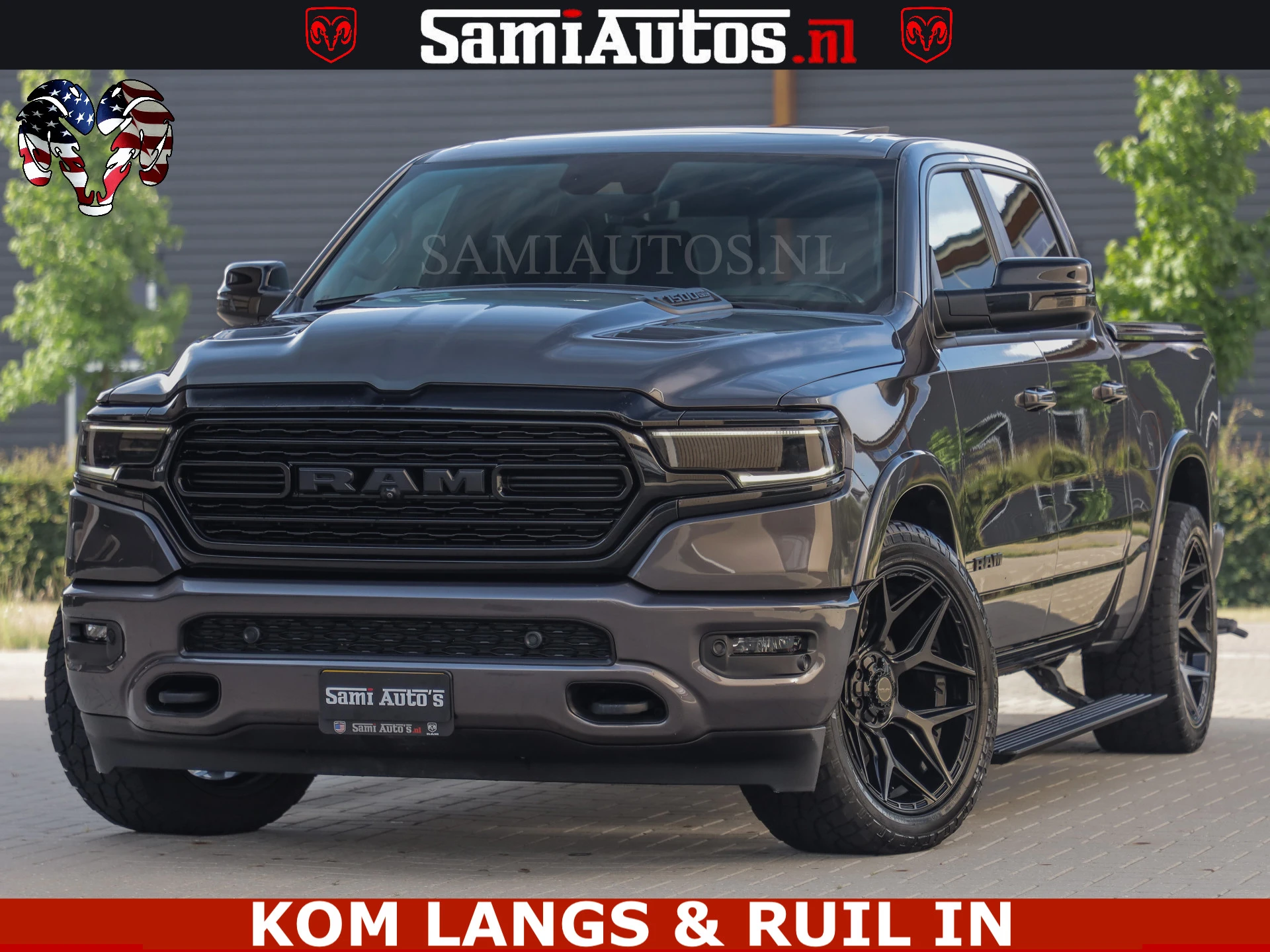 Dodge Ram Pick-Up 2023 - LIMITED NIGHT 5.7 V8 402PK | HUD | 4PL WHEELS | LUCHTVERING |OPEN UILAAT KLEP | BOM VOL | GRANITE CRYSTAL | DC | immagine 44