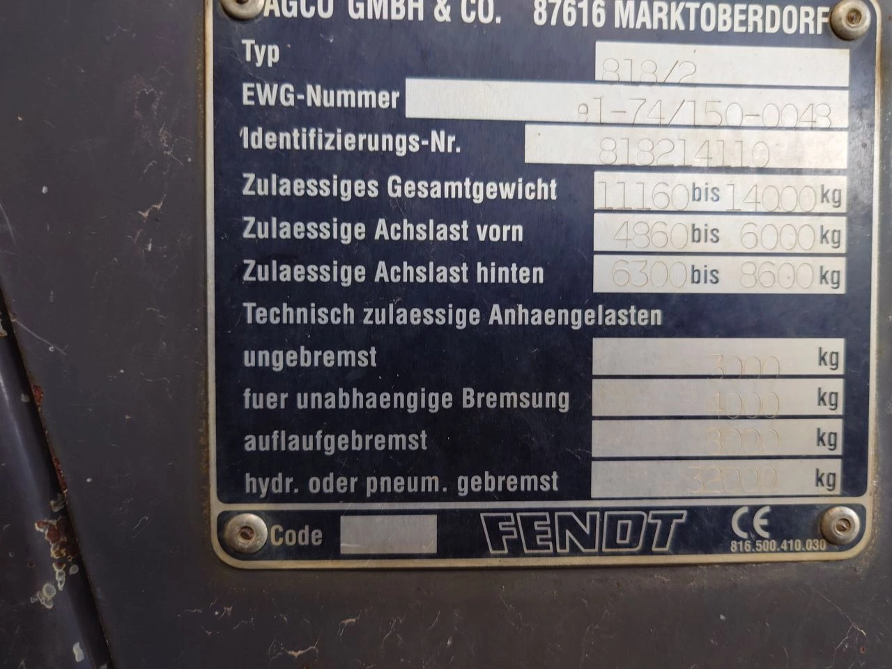 Fendt 818 TurboShift 2001 afbeelding 12
