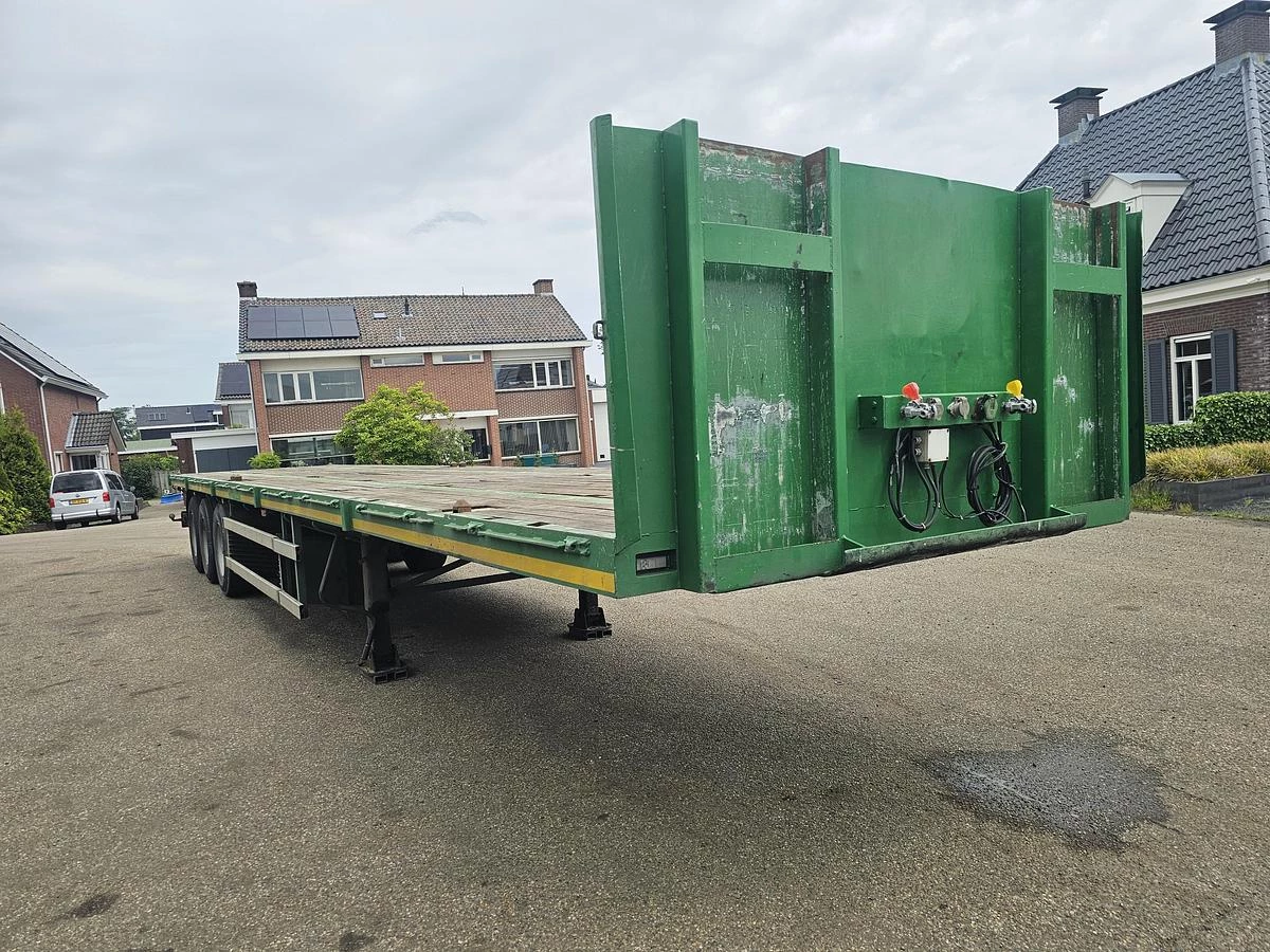 DRACO TXS 339. HEAVY DUTY FLATBED- CONTAINER LOCKS- BPW DRUM . 1999 image 1