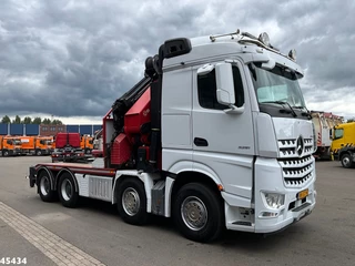 Mercedes-Benz Arocs 3251 8x4 Euro 6 Retarder HMF 85 Tonmeter laadkraan Fly-Jib 2014 - N/A immagine 4